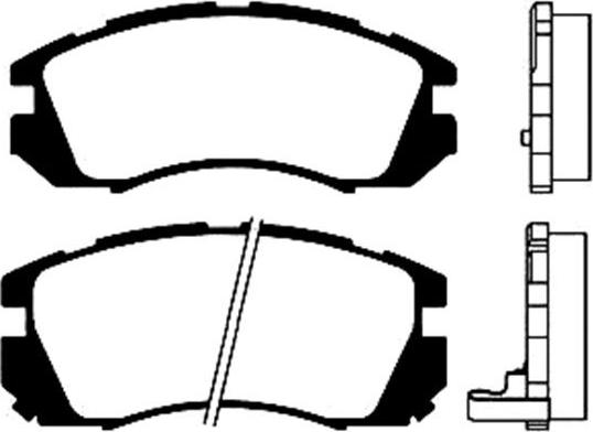 Kavo Parts BP-8005 - Brake Pad Set, disc brake www.autospares.lv