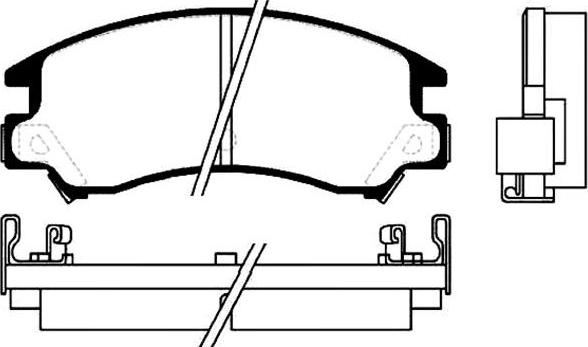 Lemförder 26401 - Тормозные колодки, дисковые, комплект www.autospares.lv