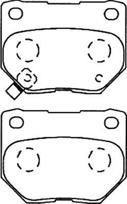 Kavo Parts BP-8015 - Bremžu uzliku kompl., Disku bremzes autospares.lv