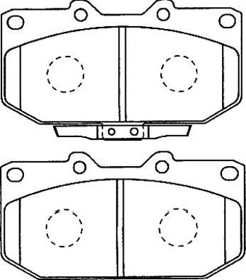 Raicam 918 - Bremžu uzliku kompl., Disku bremzes www.autospares.lv