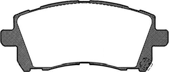 Kavo Parts BP-8010 - Brake Pad Set, disc brake www.autospares.lv