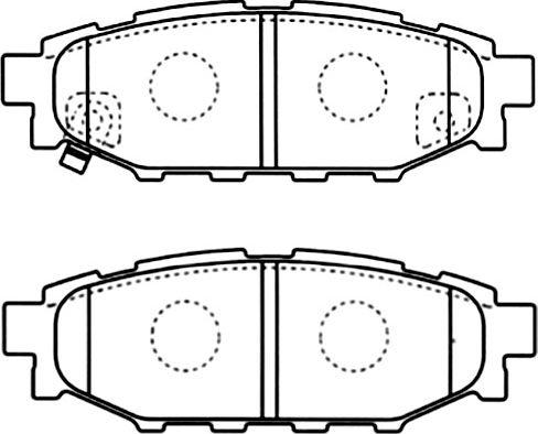 Kavo Parts BP-8021 - Brake Pad Set, disc brake www.autospares.lv