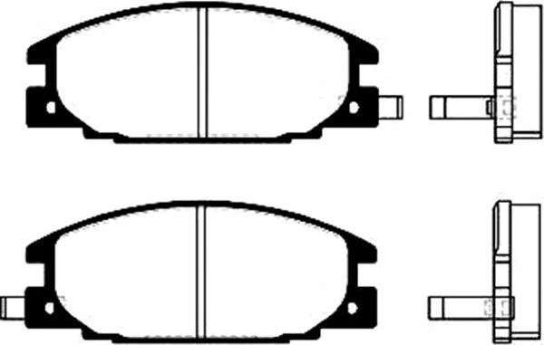 Kavo Parts BP-3500 - Тормозные колодки, дисковые, комплект www.autospares.lv