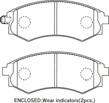 Kavo Parts BP-3041 - Bremžu uzliku kompl., Disku bremzes autospares.lv