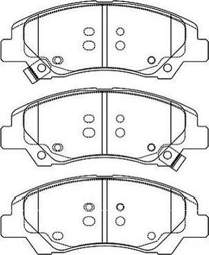 Kavo Parts BP-3052 - Bremžu uzliku kompl., Disku bremzes www.autospares.lv