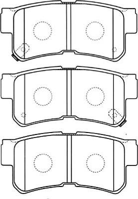 Kavo Parts BP-3019 - Bremžu uzliku kompl., Disku bremzes autospares.lv