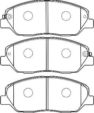 Kavo Parts BP-3032 - Bremžu uzliku kompl., Disku bremzes autospares.lv