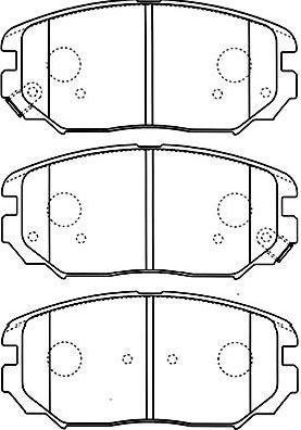 Kavo Parts BP-3029 - Bremžu uzliku kompl., Disku bremzes autospares.lv