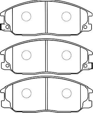 Kavo Parts BP-3028 - Brake Pad Set, disc brake www.autospares.lv