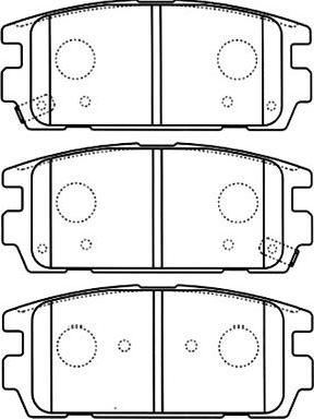 Kavo Parts BP-3022 - Тормозные колодки, дисковые, комплект www.autospares.lv