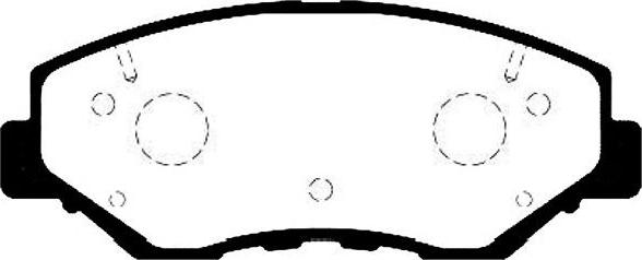 Kavo Parts BP-2042 - Brake Pad Set, disc brake www.autospares.lv