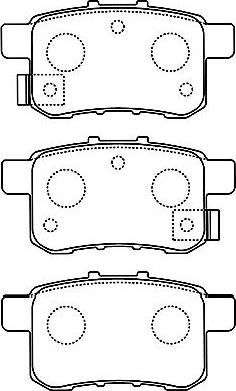 Kavo Parts BP-2057 - Bremžu uzliku kompl., Disku bremzes autospares.lv