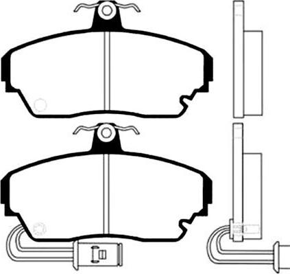 Kavo Parts BP-2009 - Brake Pad Set, disc brake www.autospares.lv