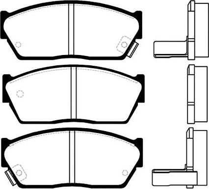 BENDIX 572181 - Brake Pad Set, disc brake www.autospares.lv