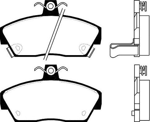 Kavo Parts BP-2013 - Bremžu uzliku kompl., Disku bremzes www.autospares.lv