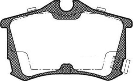 Kavo Parts BP-2035 - Brake Pad Set, disc brake www.autospares.lv