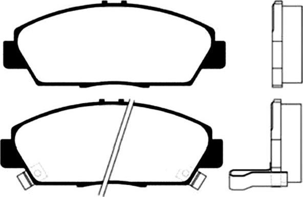 Spahn Glühlampen 45022SM4A01 - Brake Pad Set, disc brake www.autospares.lv