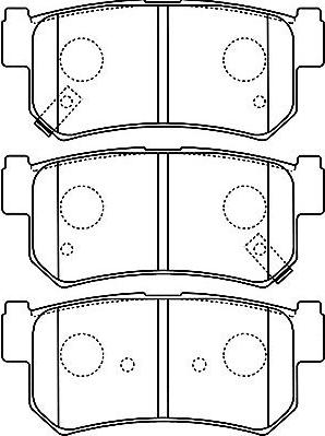 Kavo Parts BP-7503 - Тормозные колодки, дисковые, комплект www.autospares.lv