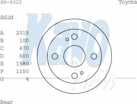 Kavo Parts BR-9322 - Bremžu diski www.autospares.lv