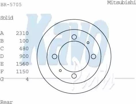 Kavo Parts BR-5705 - Bremžu diski www.autospares.lv