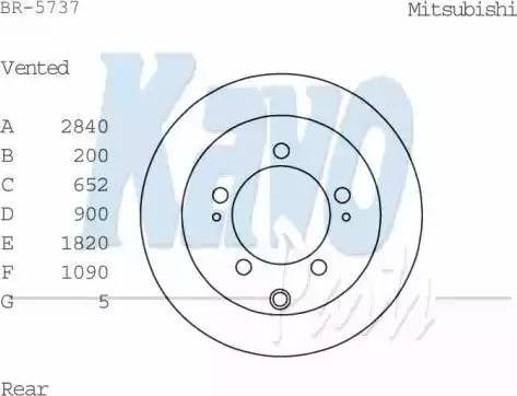 Kavo Parts BR-5737 - Bremžu diski www.autospares.lv