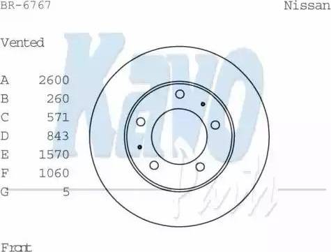 Kavo Parts BR-6767 - Bremžu diski www.autospares.lv