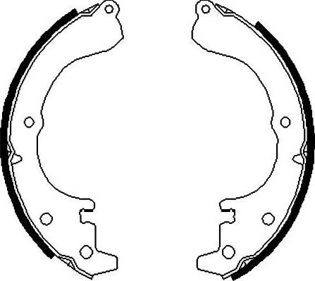 Kavo Parts BS-9901 - Brake Shoe Set www.autospares.lv