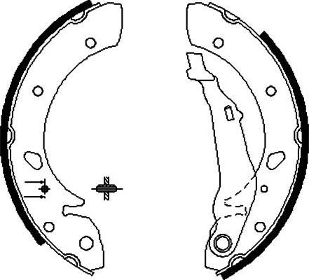 Kavo Parts BS-9915 - Bremžu loku komplekts www.autospares.lv