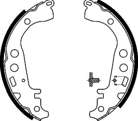 Kavo Parts BS-9918 - Bremžu loku komplekts autospares.lv