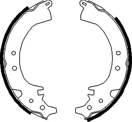 Kavo Parts BS-9912 - Brake Shoe Set www.autospares.lv