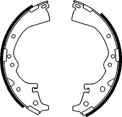 Kavo Parts BS-9932 - Brake Shoe Set www.autospares.lv