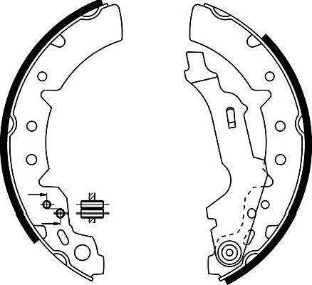 Kavo Parts BS-9926 - Bremžu loku komplekts www.autospares.lv