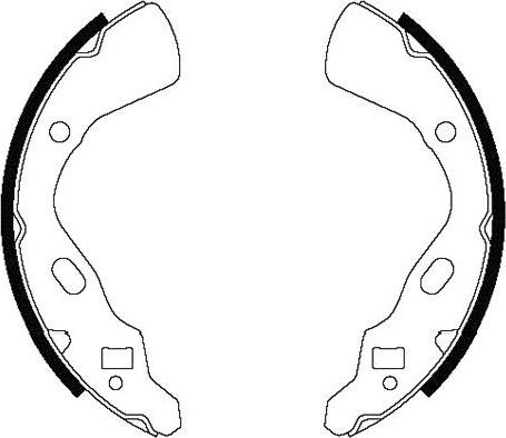 Kavo Parts BS-4400 - Bremžu loku komplekts autospares.lv