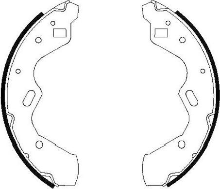 Kavo Parts BS-5419 - Bremžu loku komplekts autospares.lv