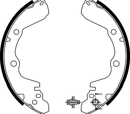 Kavo Parts BS-6416 - Brake Shoe Set www.autospares.lv