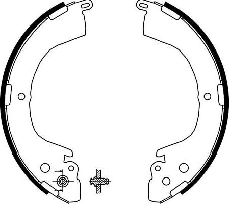 Kavo Parts BS-6411 - Bremžu loku komplekts www.autospares.lv