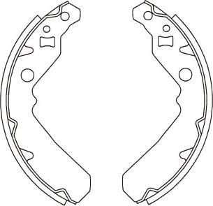 Kavo Parts BS-1906 - Bremžu loku komplekts www.autospares.lv