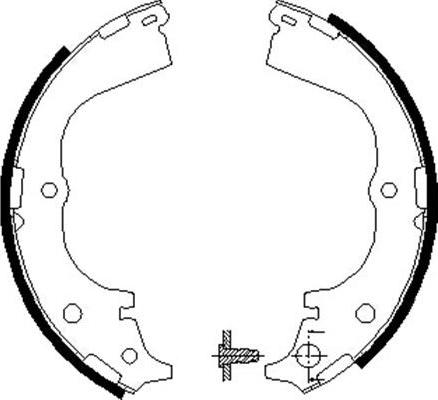 Kavo Parts BS-1908 - Bremžu loku komplekts www.autospares.lv