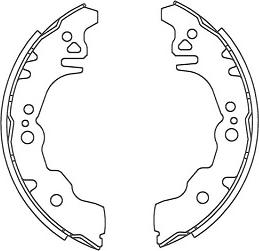 Kavo Parts BS-1925 - Bremžu loku komplekts www.autospares.lv