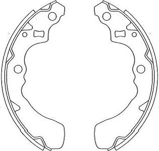 Kavo Parts BS-1920 - Bremžu loku komplekts www.autospares.lv