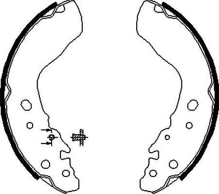 Kavo Parts BS-8914 - Bremžu loku komplekts www.autospares.lv