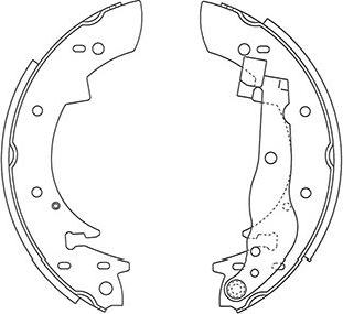 Kavo Parts BS-8935 - Bremžu loku komplekts www.autospares.lv