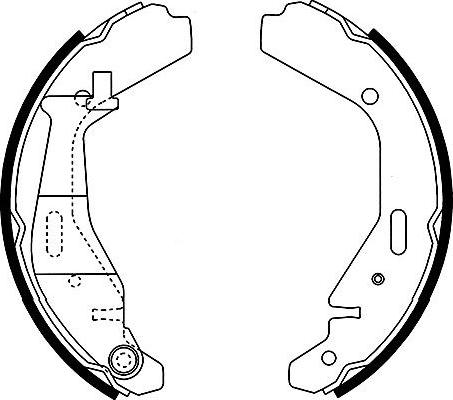 Kavo Parts BS-8926 - Bremžu loku komplekts www.autospares.lv