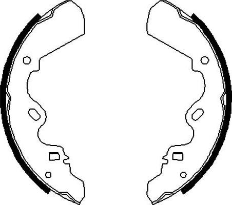 Kavo Parts BS-3901 - Brake Shoe Set www.autospares.lv