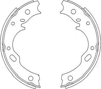 Kavo Parts BS-3917 - Bremžu loku komplekts www.autospares.lv