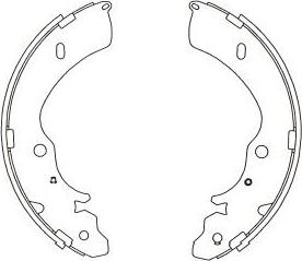 Kavo Parts BS-3922 - Bremžu loku komplekts autospares.lv