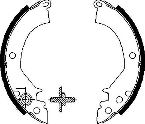 Kavo Parts BS-3402 - Bremžu loku komplekts autospares.lv