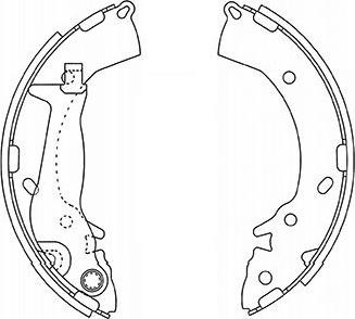 Kavo Parts BS-3415 - Bremžu loku komplekts www.autospares.lv