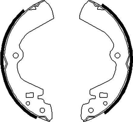 Kavo Parts BS-7409 - Bremžu loku komplekts autospares.lv