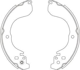 Kavo Parts BS-7439 - Bremžu loku komplekts www.autospares.lv